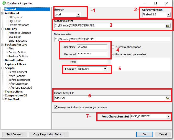 Exemplo/Modelo Servidor Local